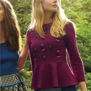 Anthropologie, DOLCE VITA  Mimosa Beaded Top!